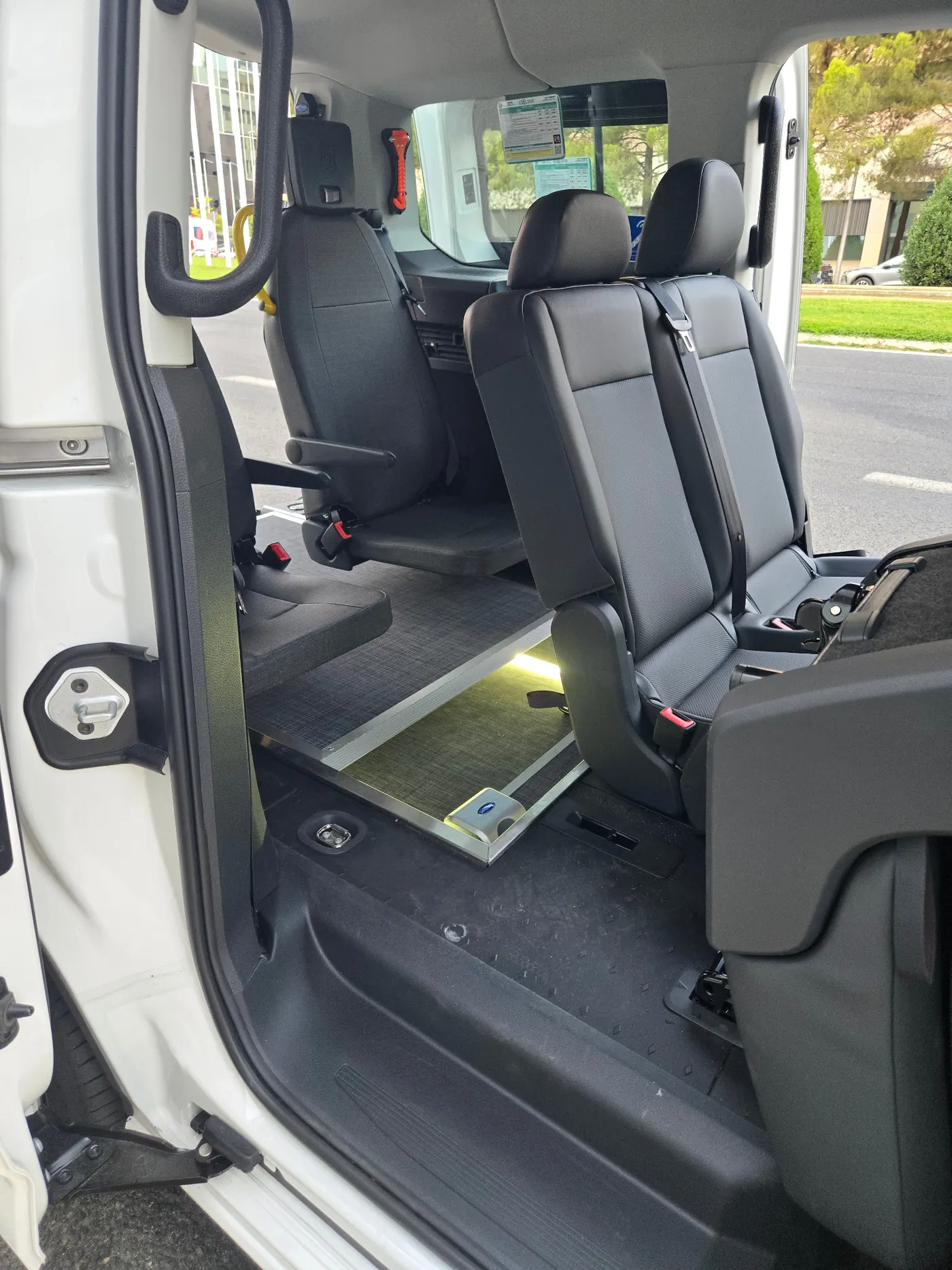 Interior adaptable del Eurotaxi TaxiXLMadrid